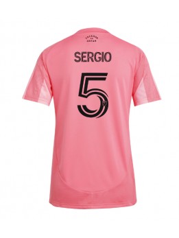 Billige Inter Miami Sergio Busquets #5 Hjemmedrakt Dame 2025-26 Kortermet